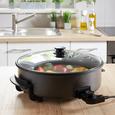 Elektrische Pfanne Annika Max. 1500 Watt - Schwarz, Metall (42/9cm) - Insido Elektrische Pfanne Annika Max. 1500 Watt - Schwarz, Metall (42/9cm) - Insido