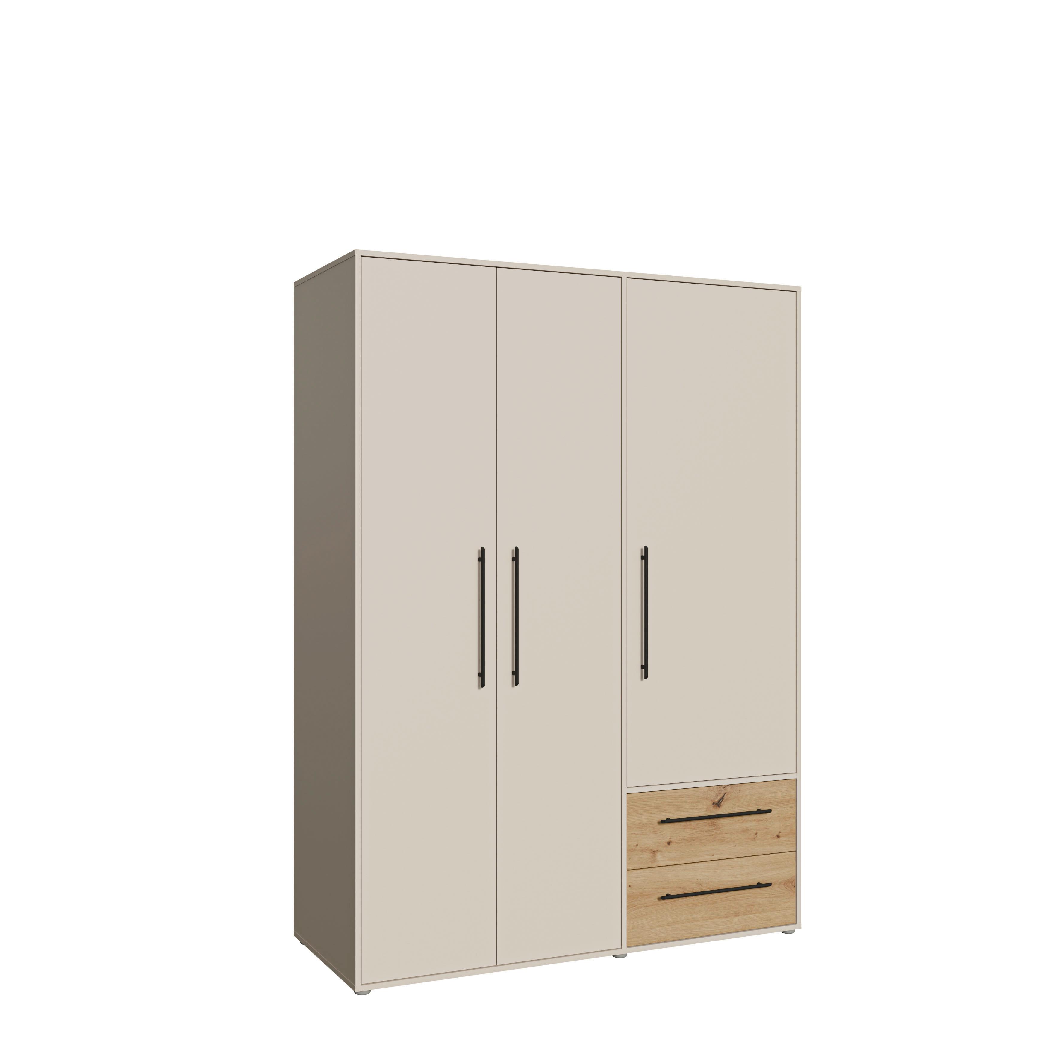 Dulap cu uși rotative MOKKARIS 144,4/200,1/58,8 cm culoare lemn