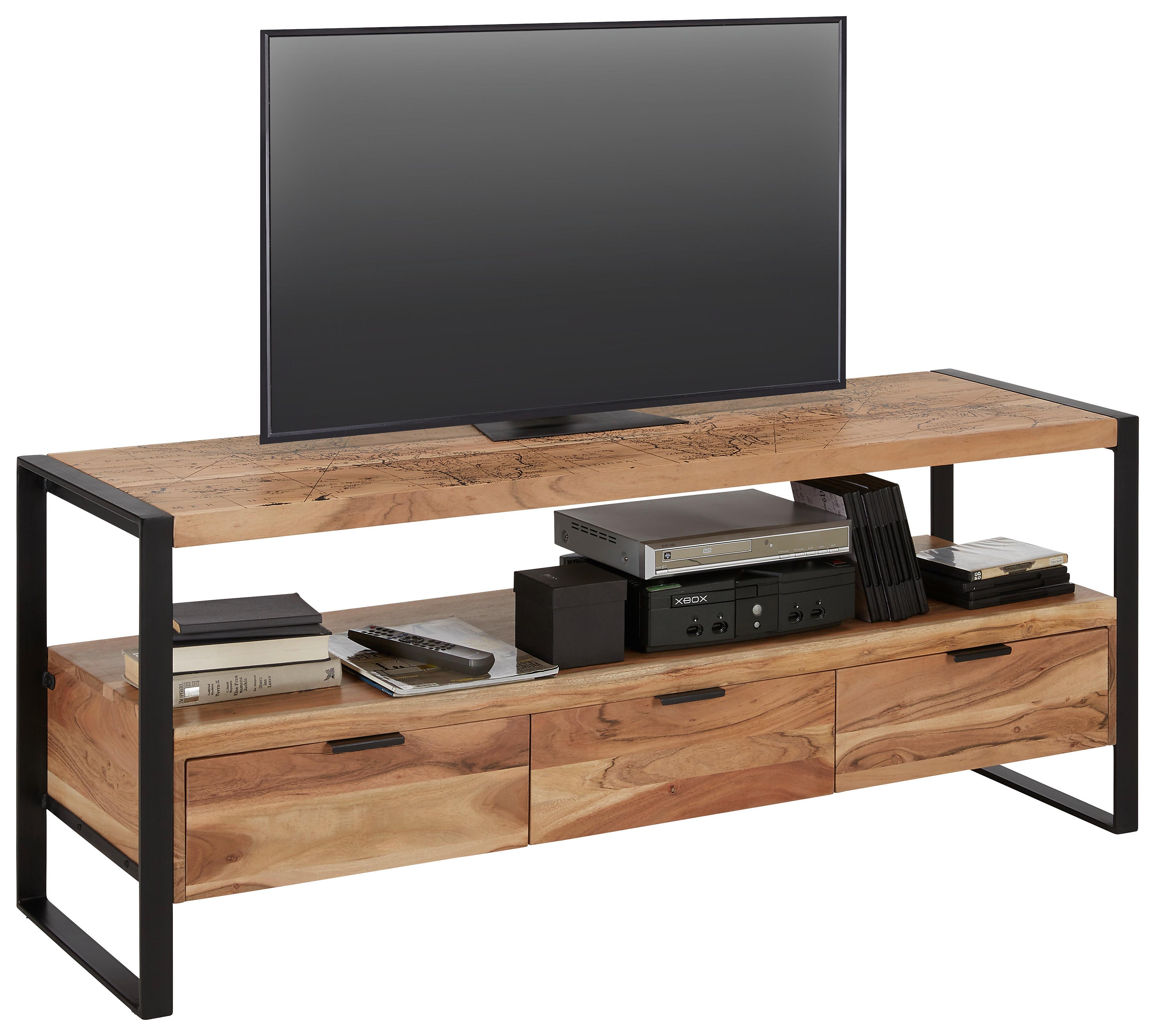 Tv Lowboard Holz Metall