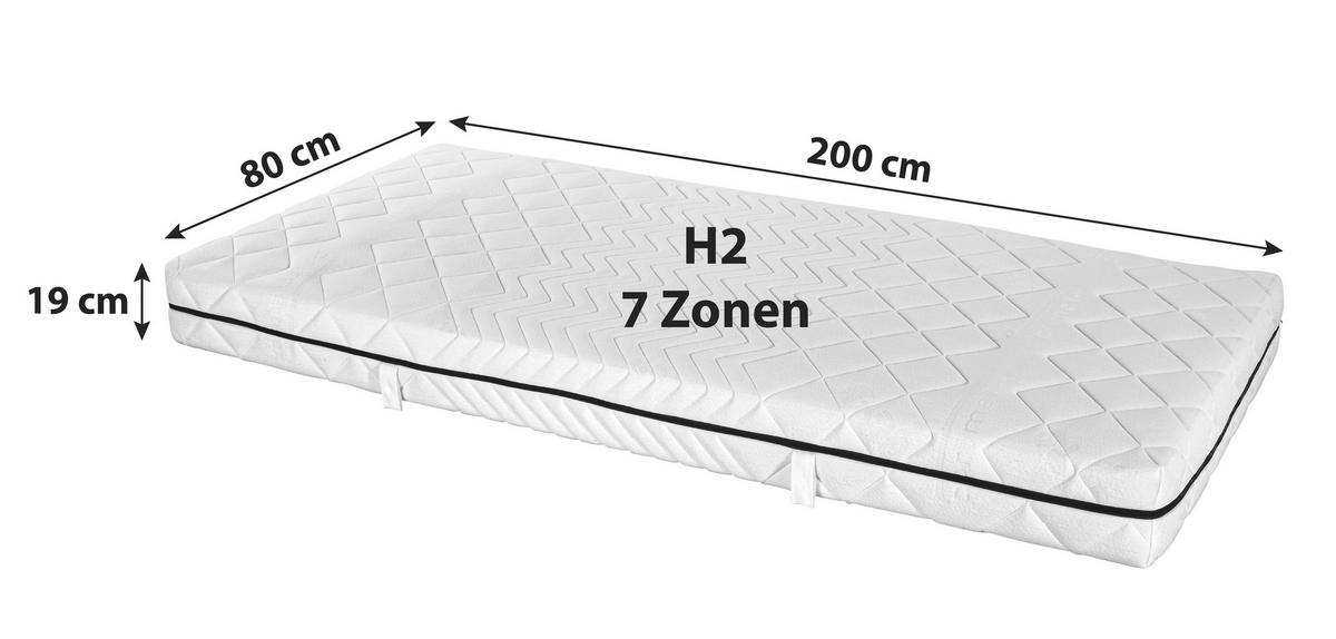 Madrac S Džep. Opruž. Jezgrom Primavera - bijela, tekstil (80/200cm) - Mömax