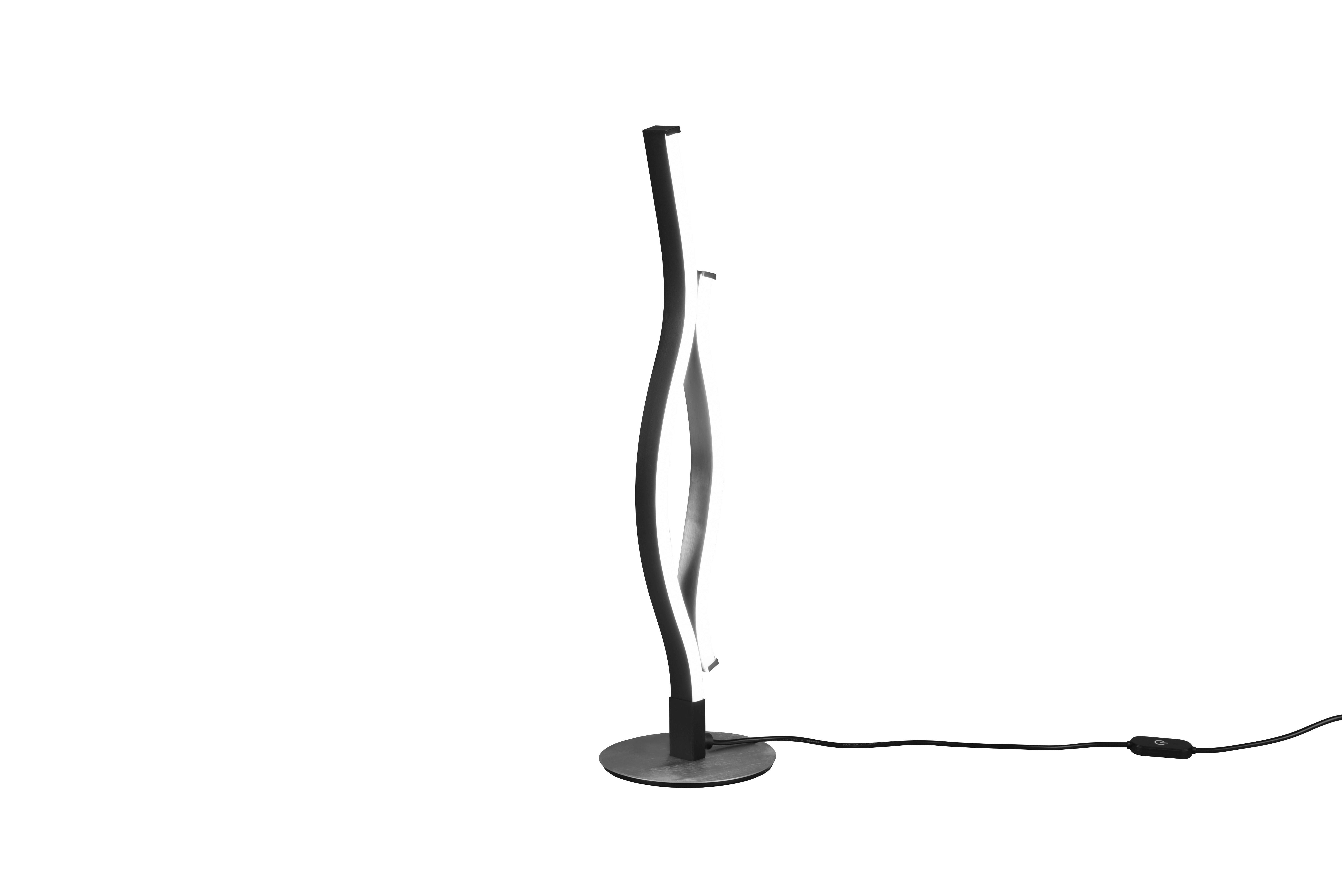 LED-Tischleuchte Blaze Schwarz max. 8 Watt - Schwarz, Basics, Metall (13,5/48cm) - Trio Leuchten