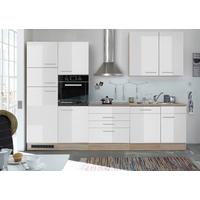Bucătărie standard Laurel - alb, Modern, material pe bază de lemn (310/211/60cm) - Mömax