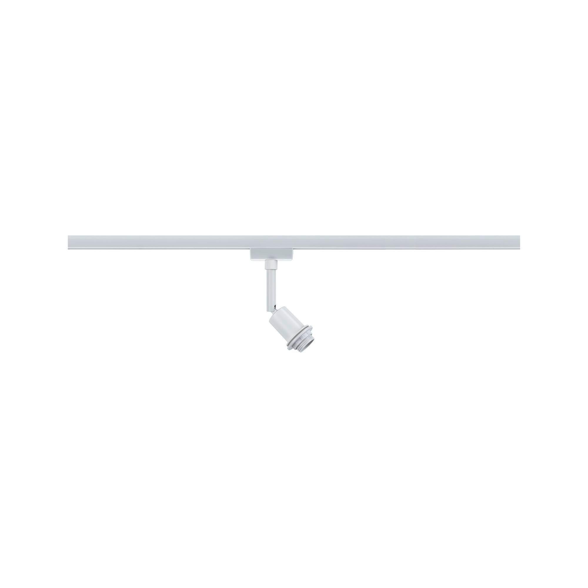 Schienensystem-Strahler Basic Spot in Weiß max. 20 Watt - Weiß, Basics, Kunststoff/Metall (4,4/16,3cm) - Paulmann
