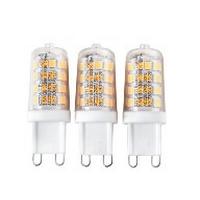 Set Led-sijalk Damian, 3 Kos, G9, 4,5 W - bela/prosojno, Konvencionalno, umetna masa (1,5/5,7cm) - Mömax