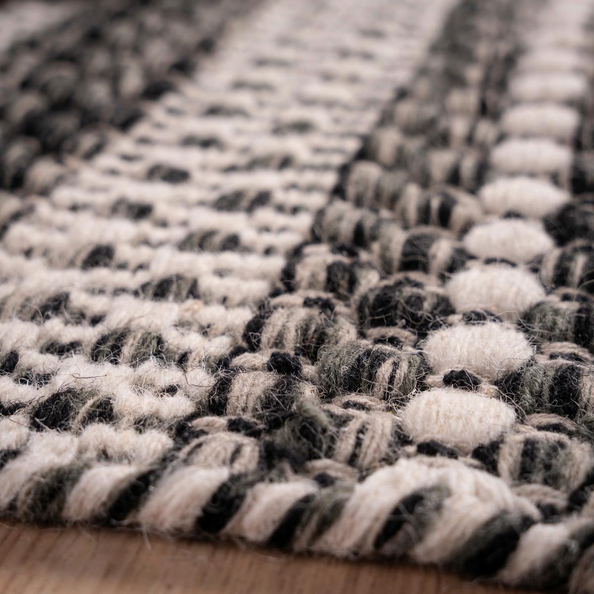 FLACHWEBETEPPICH MY JAIPUR 335 - beige/marron foncé, Konventionell, textile (140/200cm)