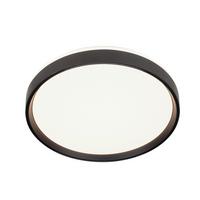 LAMPA SUFITOWA LED MESSINA - czarny/biały, Trend, tworzywo sztuczne/metal (38cm) - Novel
