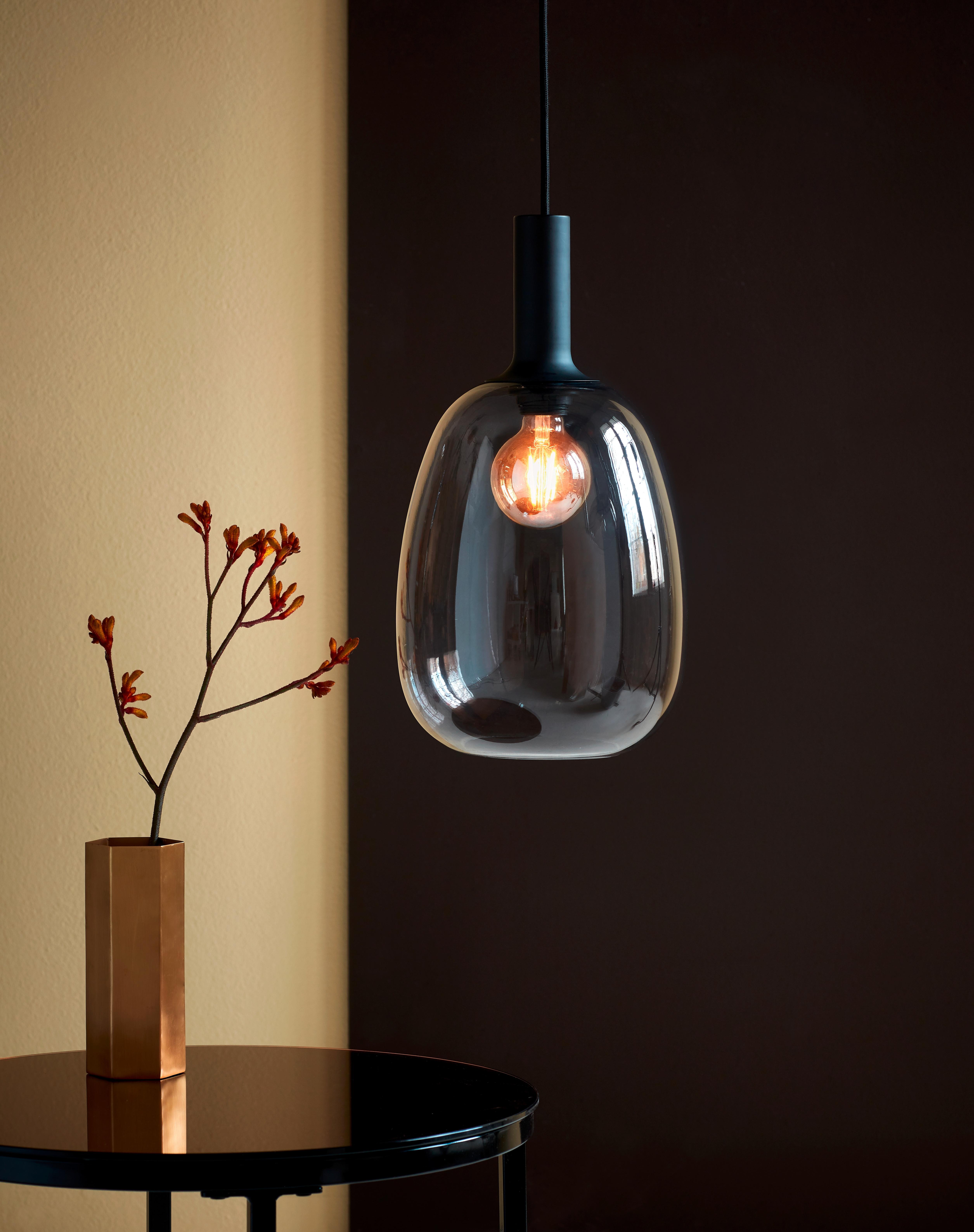 LAMPA WISZĄCA 47303047 - czarny, Basics, metal/szkło (43/343cm) - Nordlux