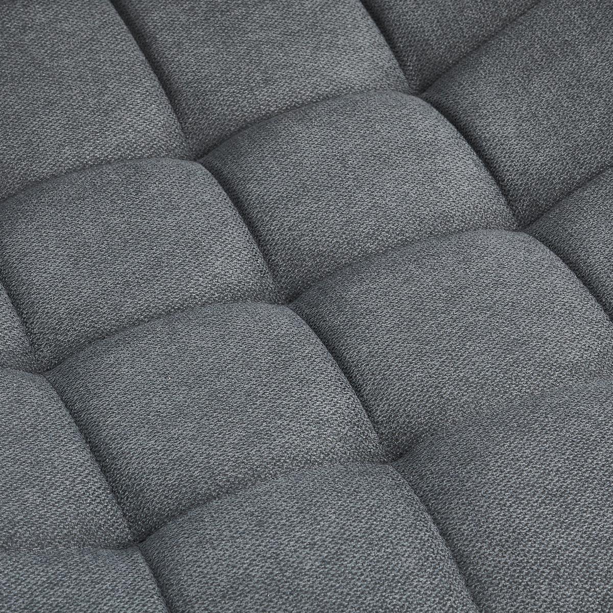 KRZESŁO LENA - kolor dębowy/szary, Modern, metal/tkanina (51/88/62cm) - Livetastic