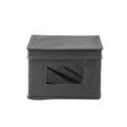 Aufbewahrungsbox Anthrazit - Anthrazit, MODERN, Karton/Textil (20/13/34cm) - Mömax modern living Aufbewahrungsbox Anthrazit - Anthrazit, MODERN, Karton/Textil (20/13/34cm) - Mömax modern living