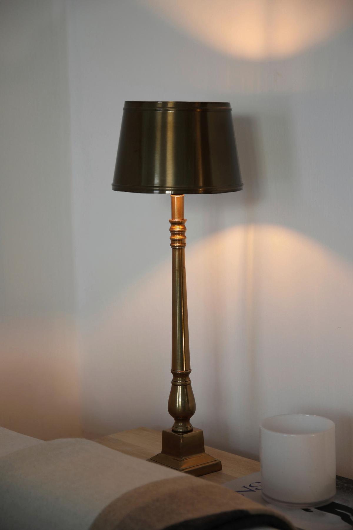 Tischleuchte Metallo max. 40 Watt - Messingfarben, Basics (23/23/66cm) - Markslöjd