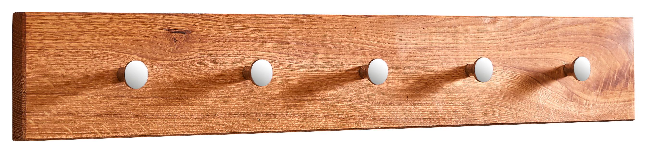 LISTWA DO PRZEDPOKOJU BOBBY - kolor dębowy, Natur, metal/drewno (70/10/3,5cm) - Linea Natura