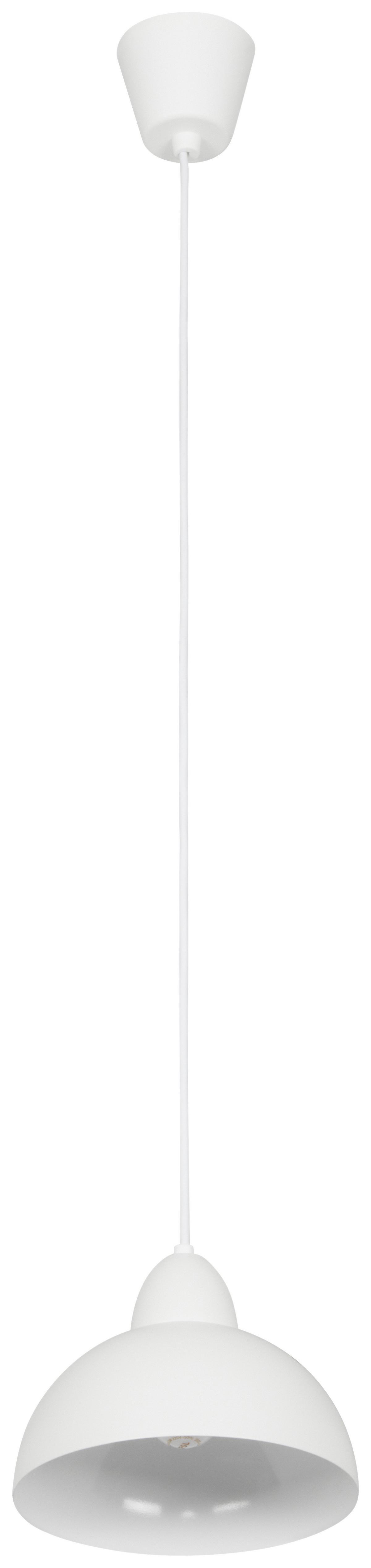 Lampă suspendată Michael - alb, Modern, plastic/metal (20/100cm) - Mömax
