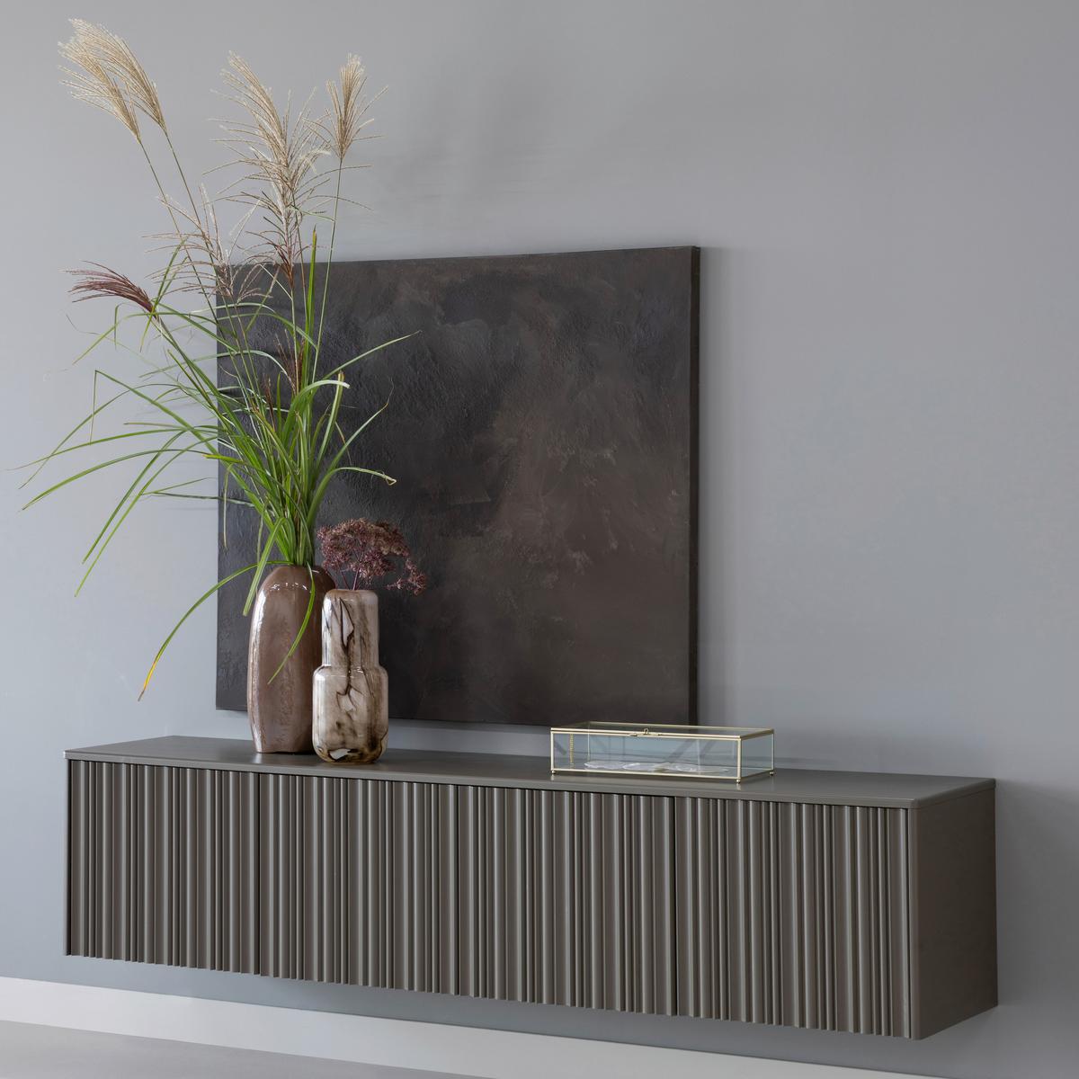 LOWBOARD Nova Braun B: 200cm - Braun, Design, Holz (200/52/40cm) - Livetastic