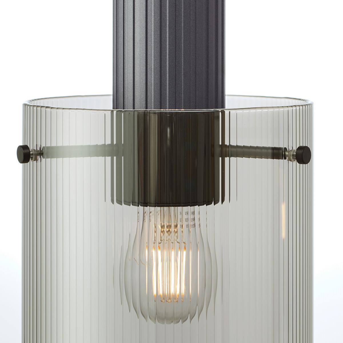 LAMPA ZWIESZANA 60138/93 RIFFELINI PE3 - antracytowy, Trend, metal/szkło (98/150/18cm) - Brilliant