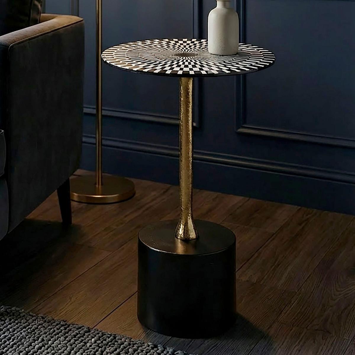 BEISTELLTISCH WL7.496 - Multicolor, Design, Metall (30/49/30cm) - Livetastic