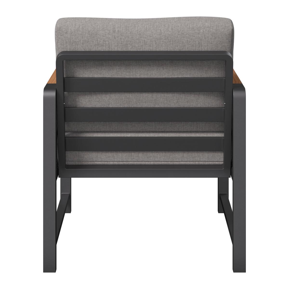 Loungegarnitur Washington Grau/naturfarben, 4-Teilig - Anthrazit/Naturfarben, Modern, Kunststoff/Textil (192/73/192cm) - Mömax