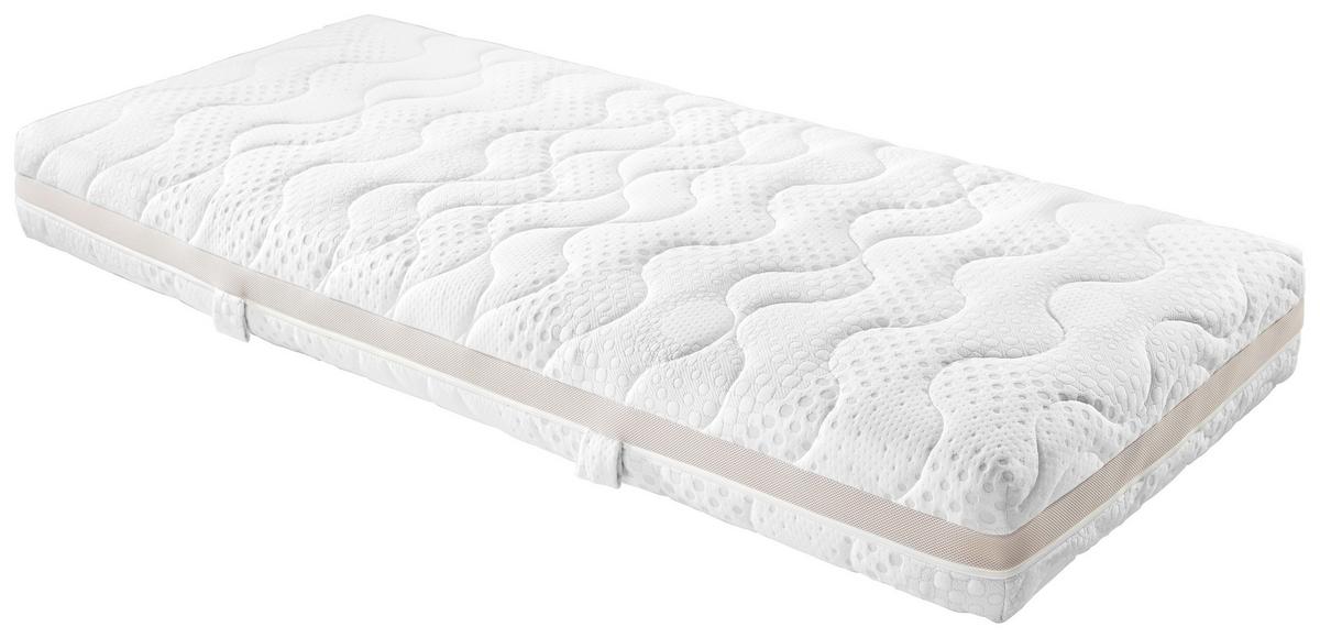 Taschenfederkernmatratze Trevi H3 ca. 200x200cm - Weiß, Textil (200/200cm) - Premium Living