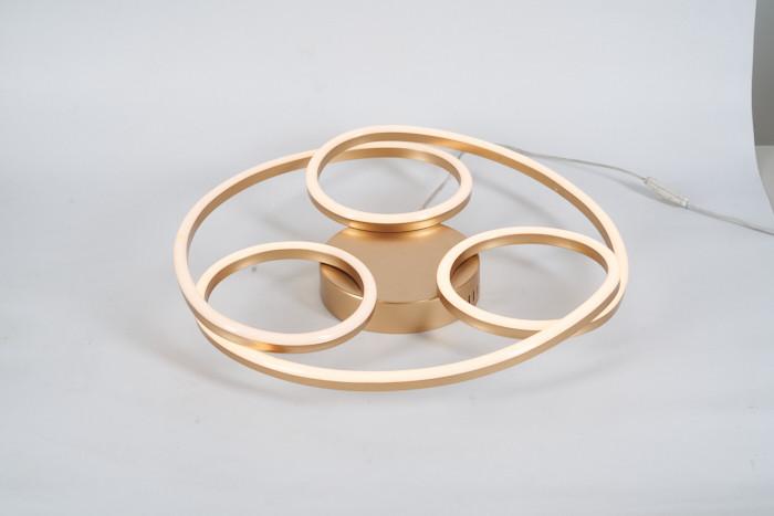 Plafonieră cu LED Rundim - șampanie, Modern, plastic/metal (51/8cm) - Mömax