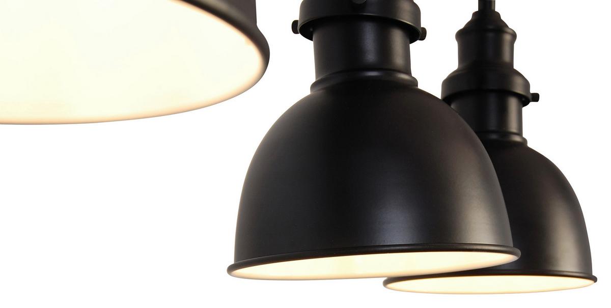 LAMPA WISZĄCA VENEDIG - czarny, Trend, metal (84/15,5/150cm) - Novel