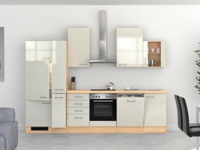 Küchenblock mit 5 teiligem Geräteset und Spüle Küchenblock mit 5 teiligem Geräteset