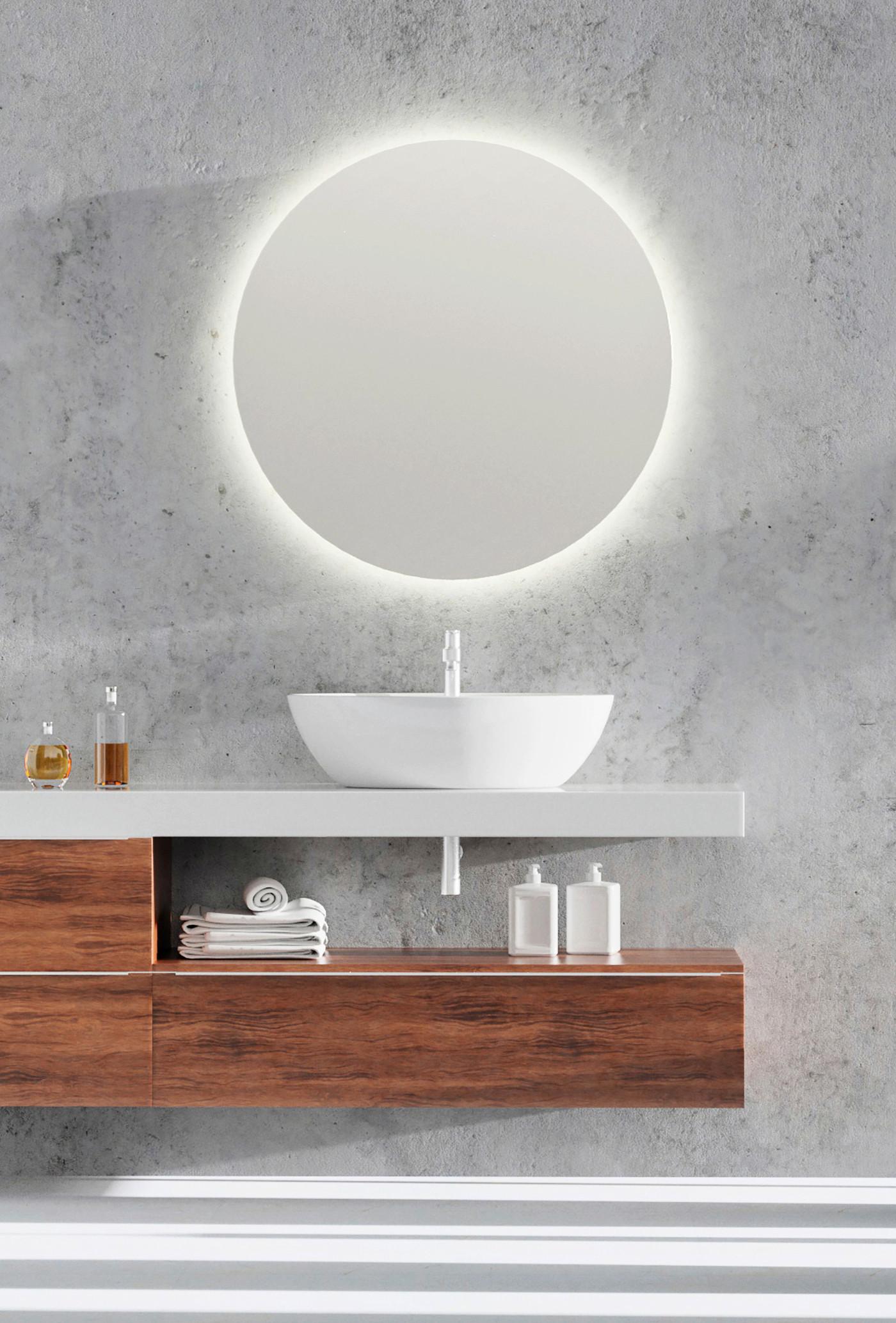 LUSTRO ŁAZIENKOWE FRANZI 81640100 - Basics, szkło (60/60/5cm)
