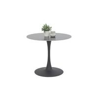 ESSTISCH PAOLA II T - Anthrazit/Schwarz, MODERN, Stein/Metall (90/75/90cm) - MID.YOU