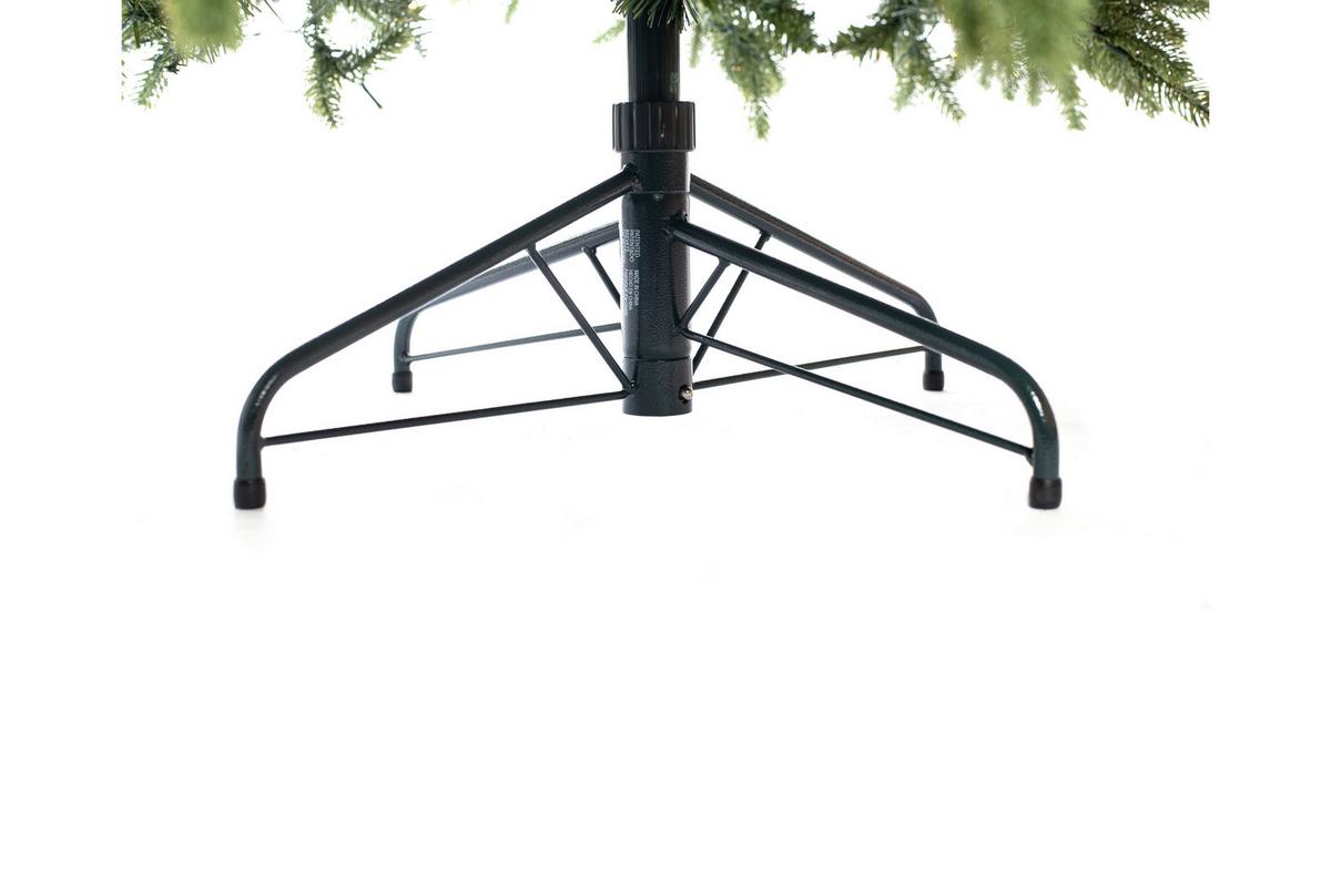 Weihnachtsbaum Roswell Grün - Grün, Basics, Kunststoff (122/210/122cm)