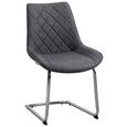Scaun Guapa - culoare crom/gri, Modern, plastic/metal (53/86/61cm) Scaun Guapa - culoare crom/gri, Modern, plastic/metal (53/86/61cm)