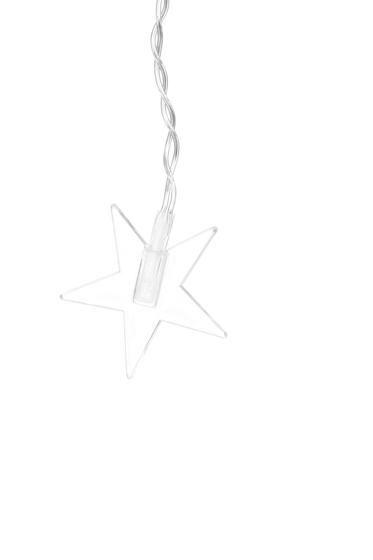 Lichterkette Stella max. 2,4 Watt - Transparent, Kunststoff (100/100/2cm) - Mömax