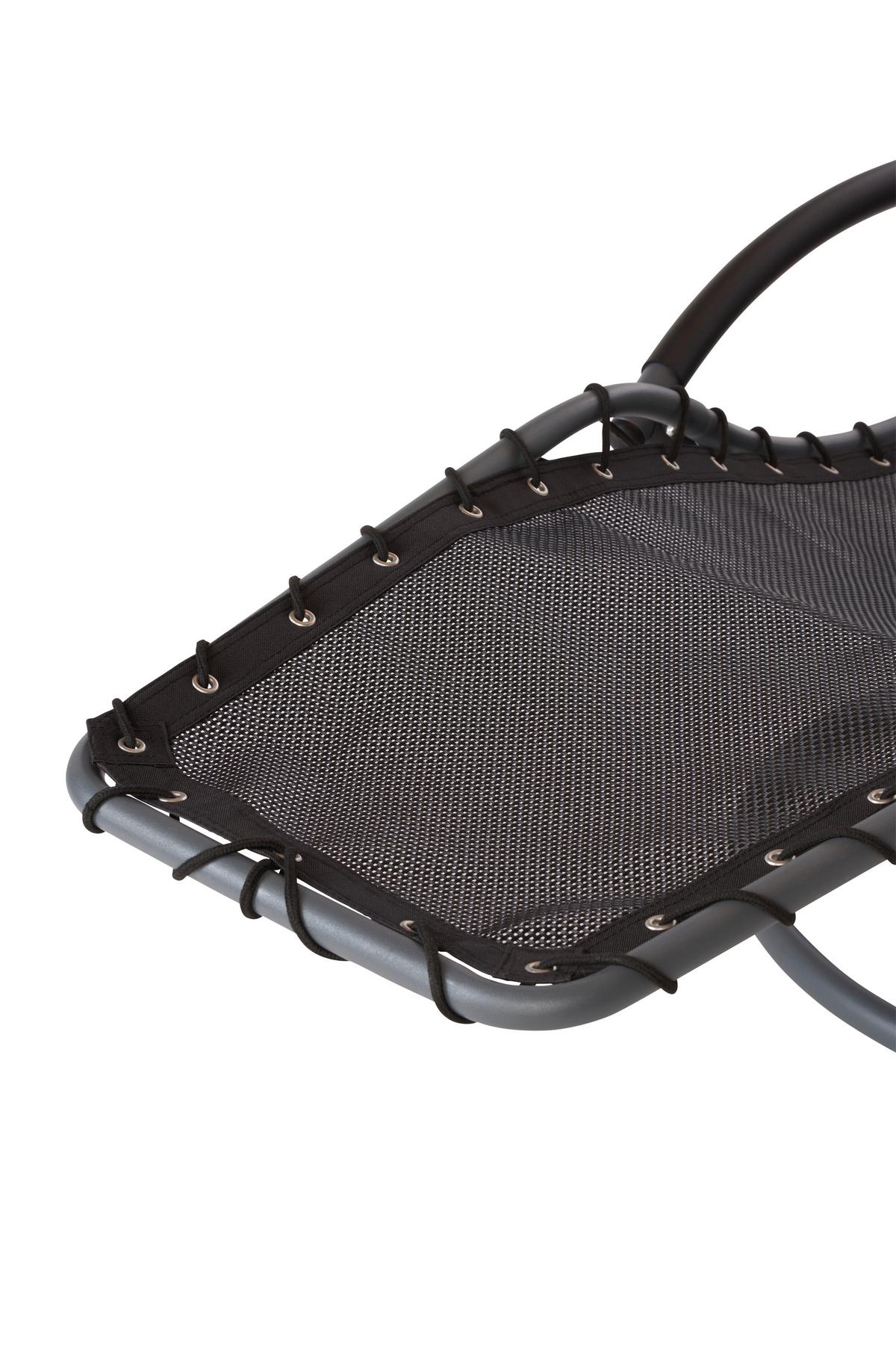 Relaxliege Eleni in Schwarz - Schwarz, Modern, Textil/Metall (168/77/85cm) - Modern Living