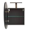 SPEGELSKÅP VENEZIA -EXKLUSIV- - svart, Lifestyle, trämaterial/glas (65/65/25cm) - Mömax