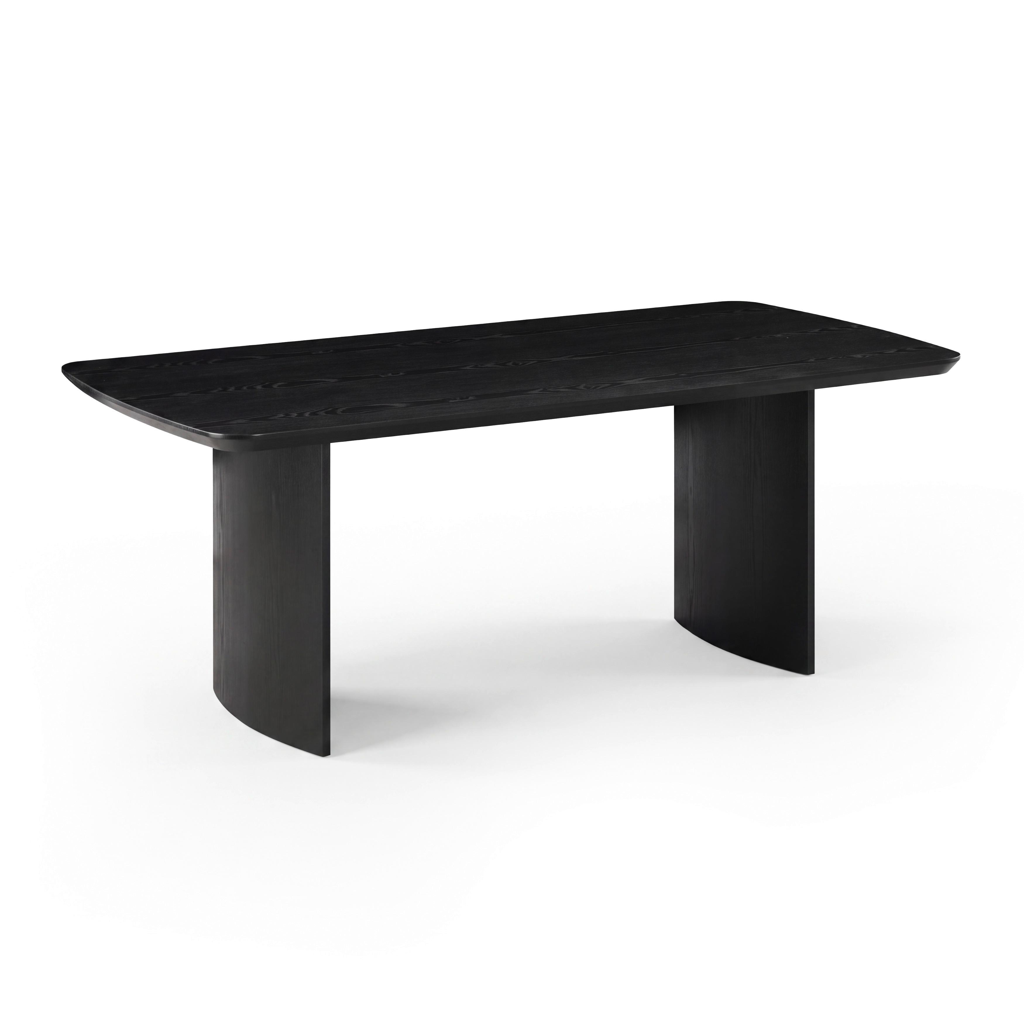 Esstisch Charlie Schwarz - Schwarz, MODERN, Holz/Holzwerkstoff (200/76/100cm) - Bessagi Home