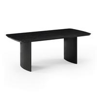 Esstisch Charlie Schwarz - Schwarz, MODERN, Holz/Holzwerkstoff (200/76/100cm) - Bessagi Home