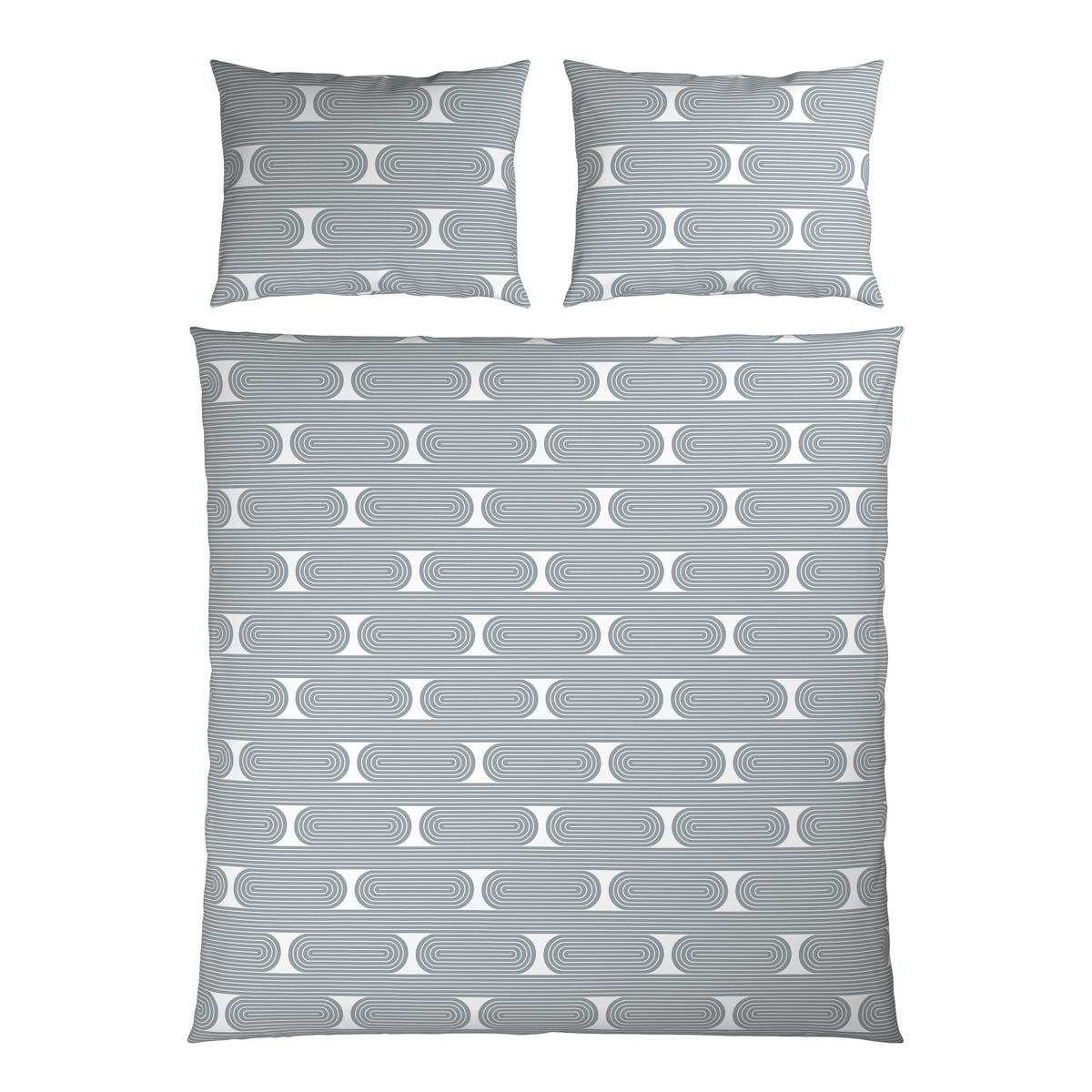 Posteljnina Retro Xxl - modra/bela, Moderno, tekstil (200/200cm) - Mömax