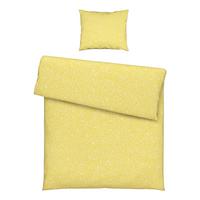 Bettwäscheset Barn Flower - Weiss/Gelb, Konventionell, Textil (160/210cm) - Modern Living
