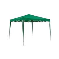 Pavillon Mekong Grün/Weiß - Weiß/Grün, MODERN, Kunststoff (295/260/295cm) - Gardenson