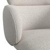 STOL MED ARMSTÖD LIORA - svart/cremefärgad, Modern, metall/textil (58/84/61cm) - Bessagi Home