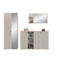 Predsoba Station, Kašmir, 3-Delna - kašmir, Design, leseni material (235/192/37cm) - MID.YOU