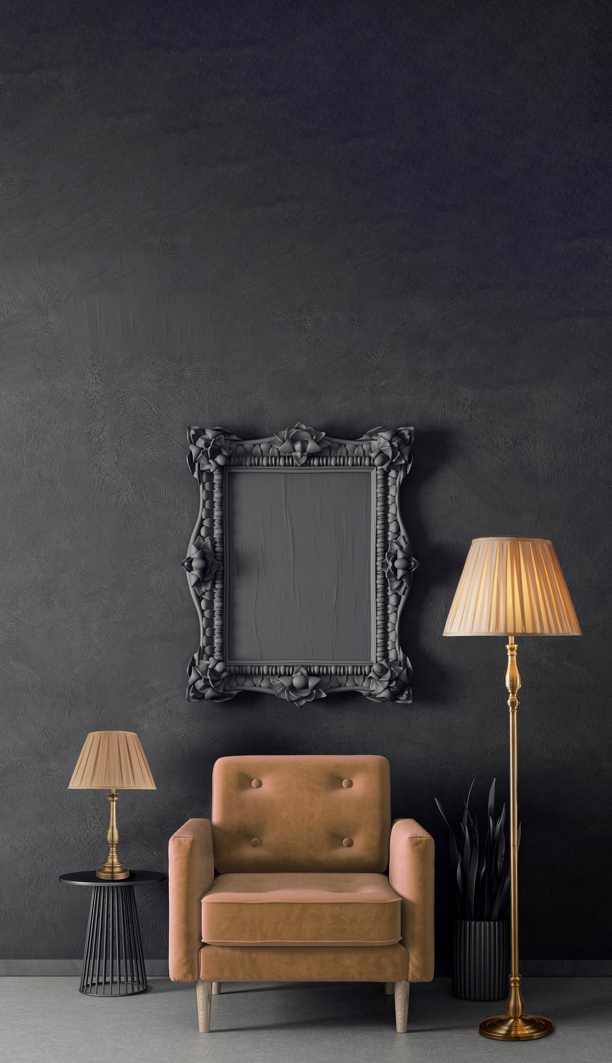 Állólámpa Flemish Eu5029ab - sárgarézszínű/világosbarna, Konventionell, textil/fém (40,5/40,5/170cm)