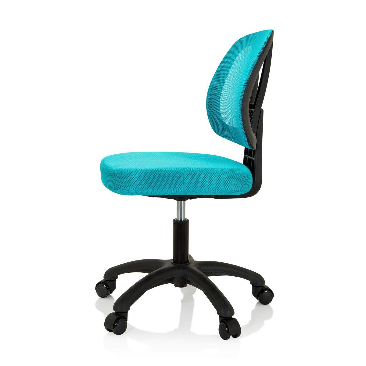 Otroški Vrtljivi Stol Kid Yu 200, Turkizna - turkizna/črna, Moderno, umetna masa/tekstil (46/84/51cm) - MID.YOU