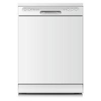 Geschirrspüler GSP12-6E Weiß - Weiß, Trend, Kunststoff/Metall (59,8/84,5/60cm) - PKM