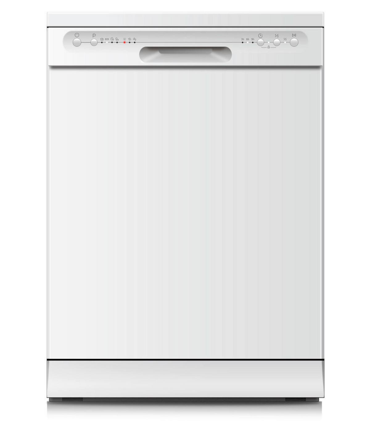 Geschirrspüler GSP12-6E Weiß - Weiß, Trend, Kunststoff/Metall (59,8/84,5/60cm) - PKM