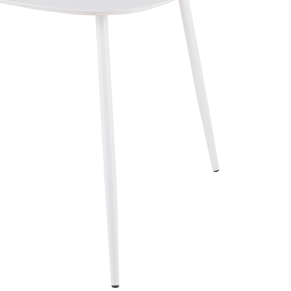 Dohányzóasztal Fine - fehér, Modern, fém (56/45,5/57,5cm) - Mömax