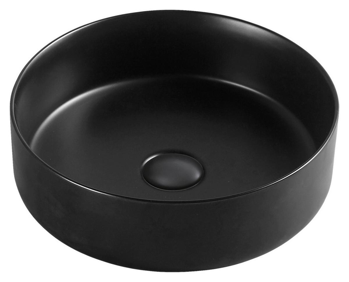 Mosdókagyló K422b - fekete, Design, kerámia (41/41/14cm)