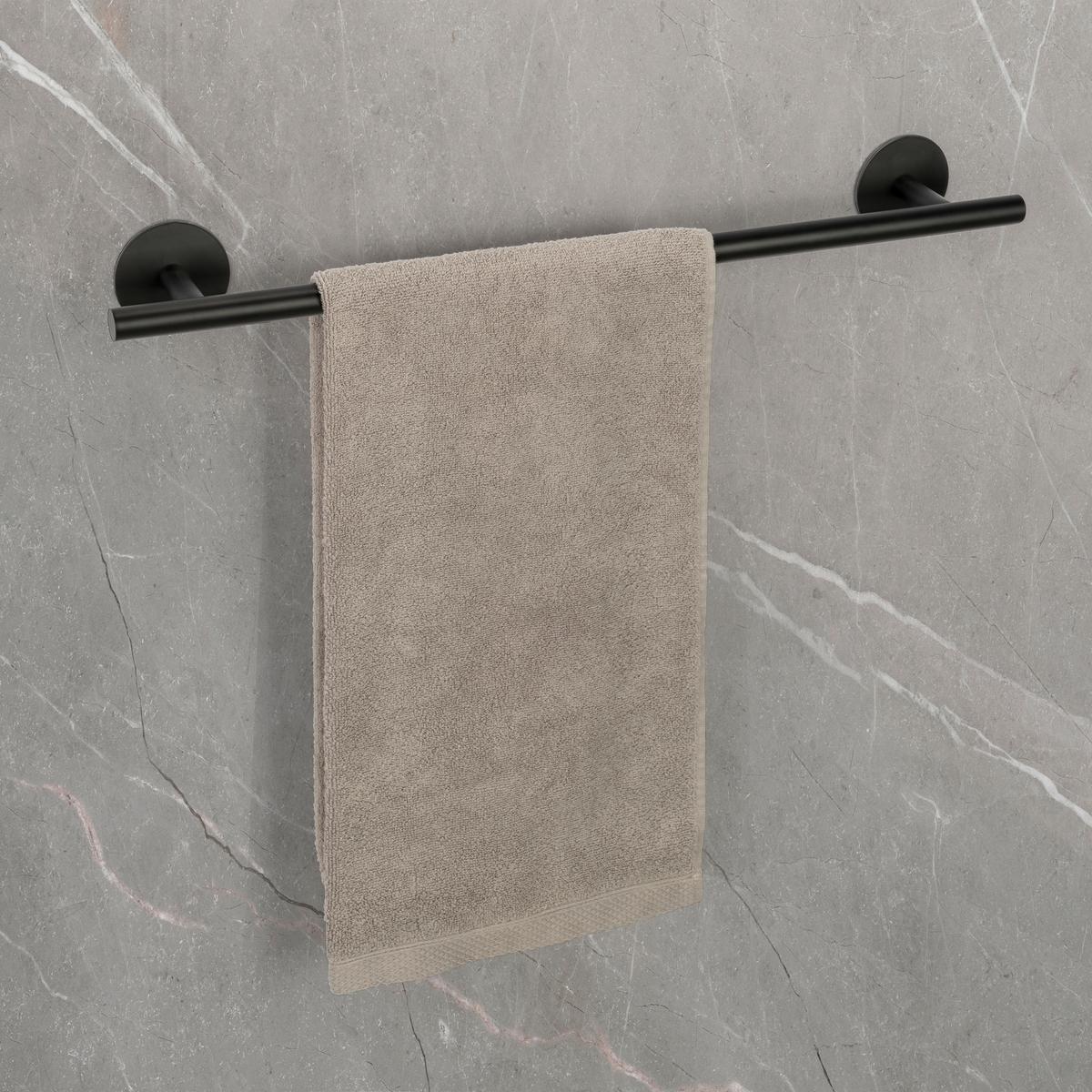 WIESZAK NA RĘCZNIK MELETO - czarny, Konventionell, metal (60/7/7cm) - Schöner Wohnen