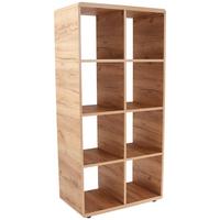 Etajeră Fontana FTR01 - culoare lemn stejar, Modern, material pe bază de lemn (73,2/145/35cm) - Modern Living