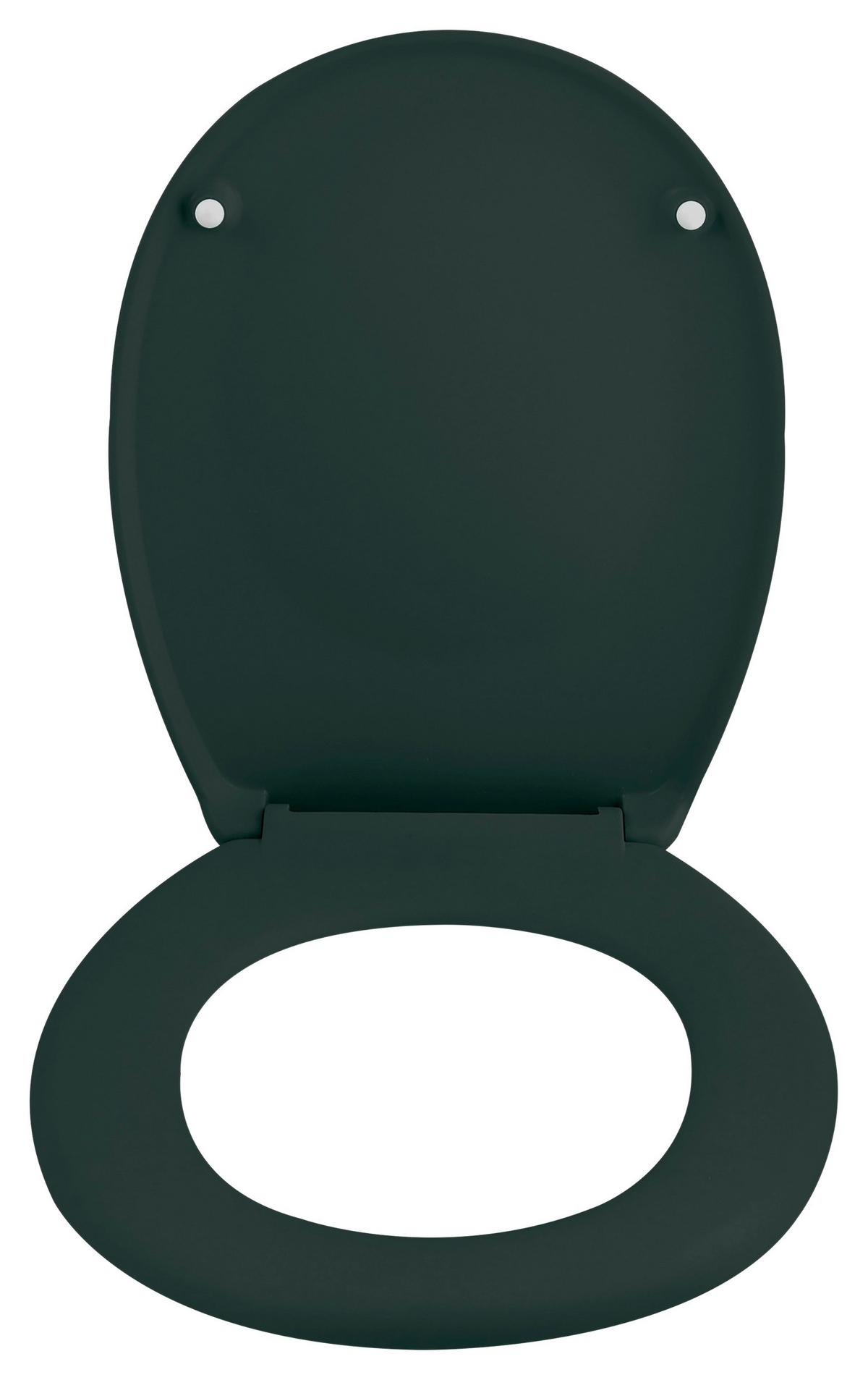 Wc-sitz Neela - Dunkelgrün, Kunststoff (37/45,5/5cm) - Spirella