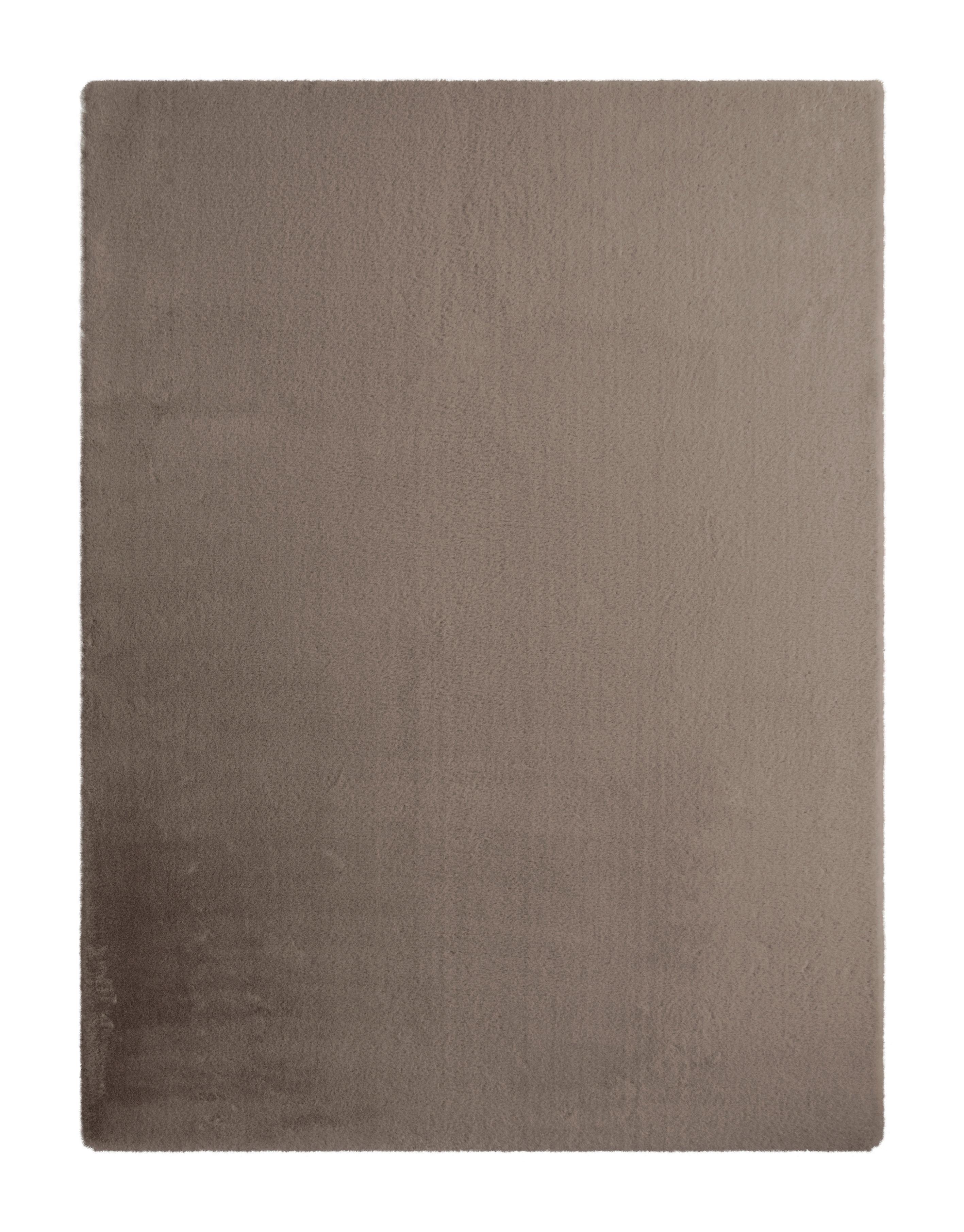 Kunstfell Caroline 2 Braun ca. 120x160cm - Dunkelbraun/Braun, KONVENTIONELL, Textil (120/160cm) - Mömax