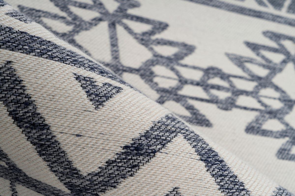 Outdoorteppich 1u2dp-200-290-E Yoga - Anthrazit/Creme, Basics, Textil (200/290cm) - Kayoom