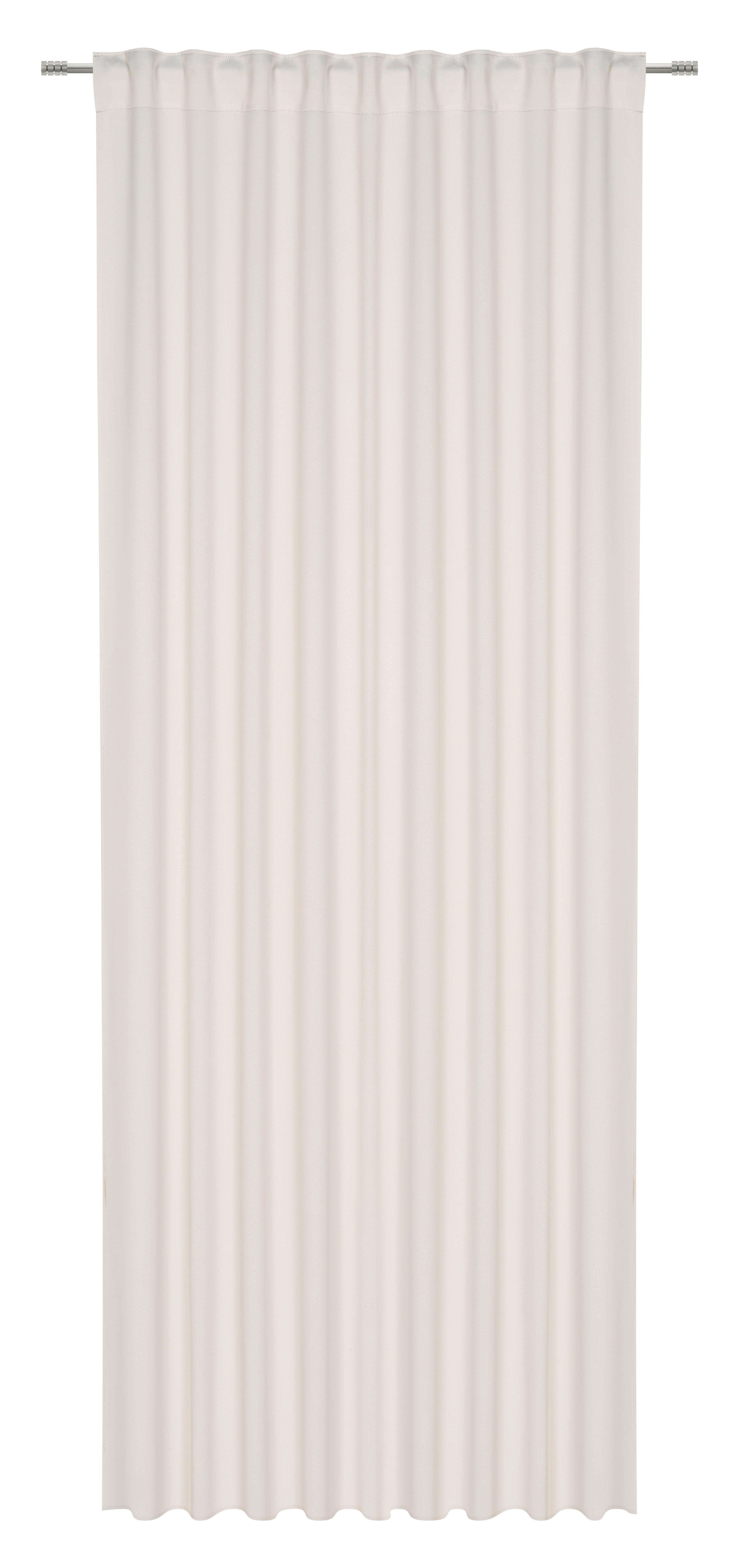 Sötétítőfüggöny 2db-Os Henri 140/245 - fehér, textil (135/245cm) - Mömax
